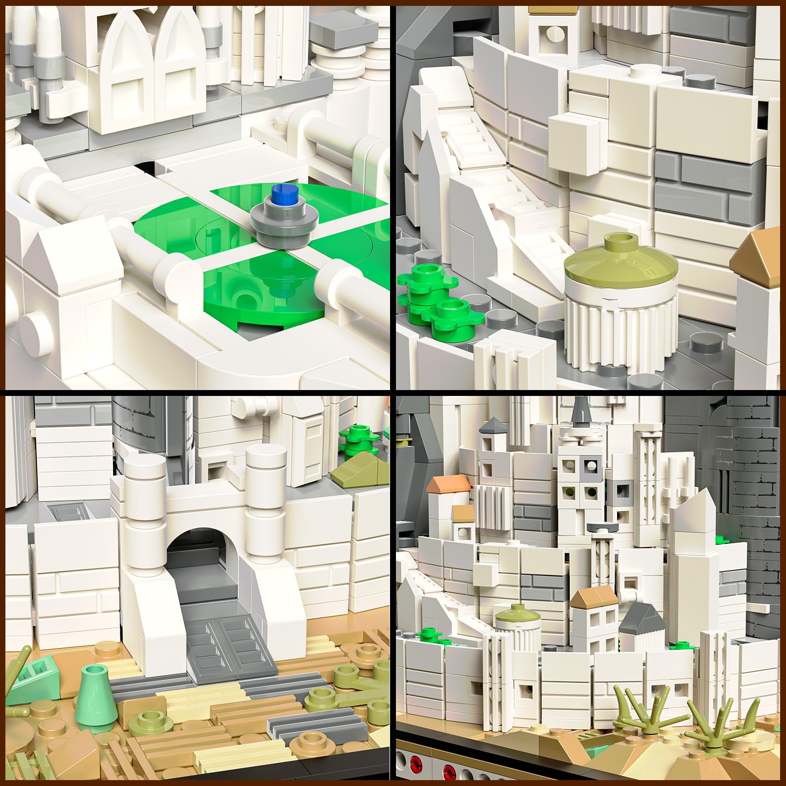 TOY PLAYER MOC Castle market street invites imaginative storytelling and scene setup.