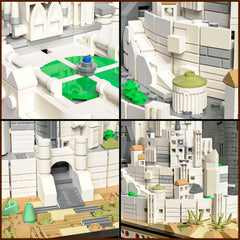 TOY PLAYER MOC Castle market street invites imaginative storytelling and scene setup.