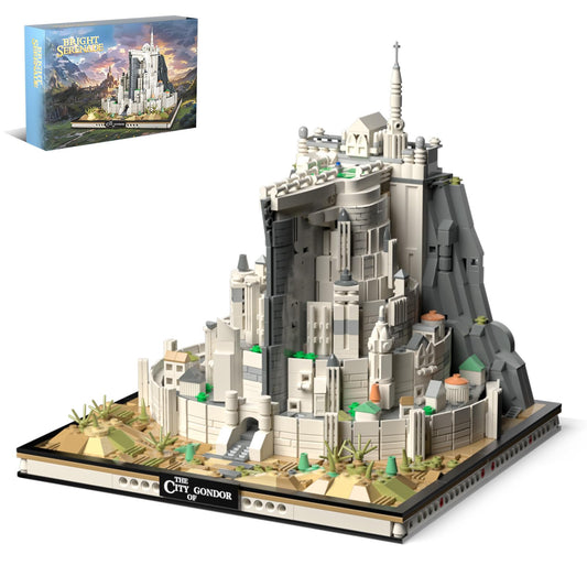 TOY PLAYER MOC Castle outer wall shows fortress scale for display-worthy model.