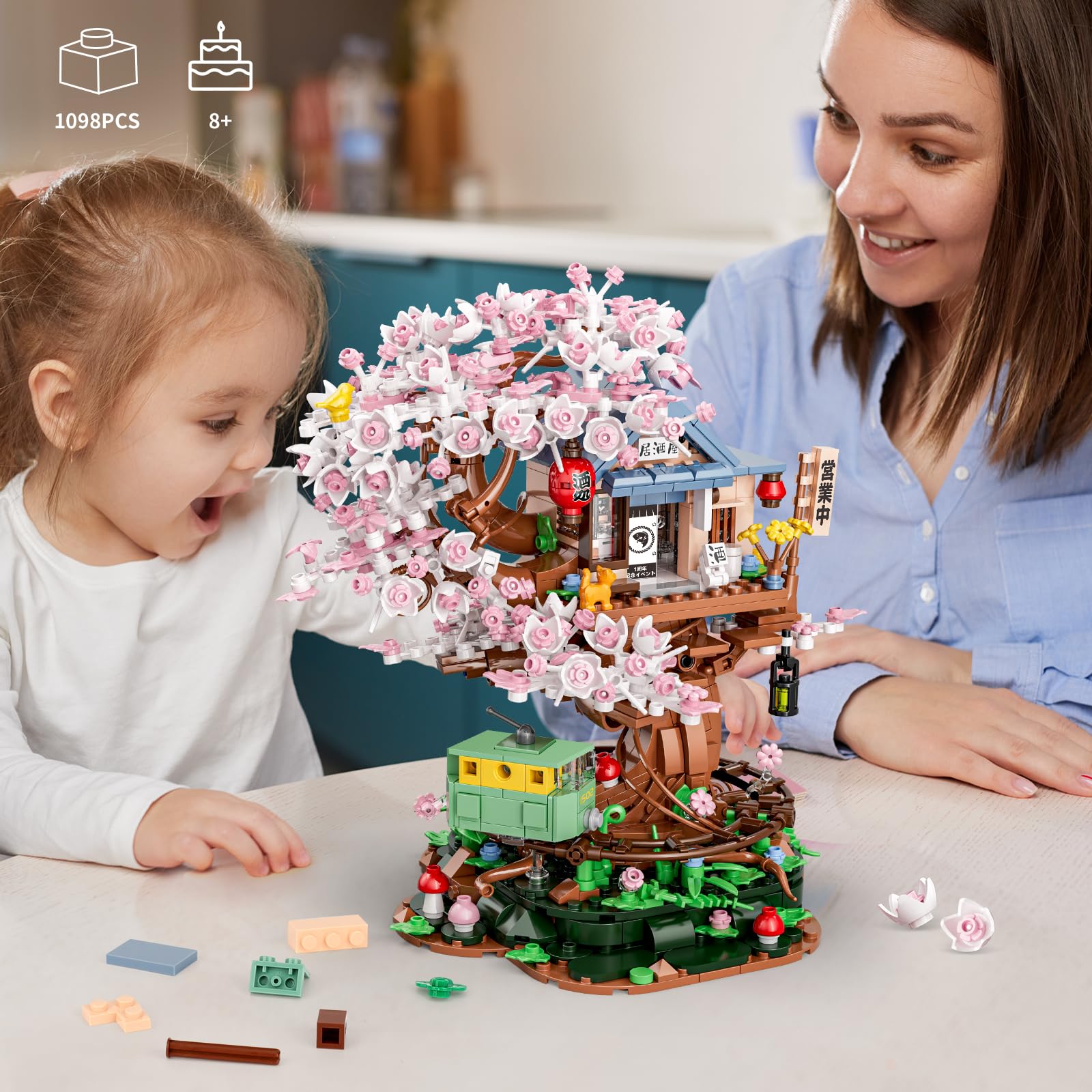 TOY PLAYER treehouse rabbits and greenery detail for immersive storytelling