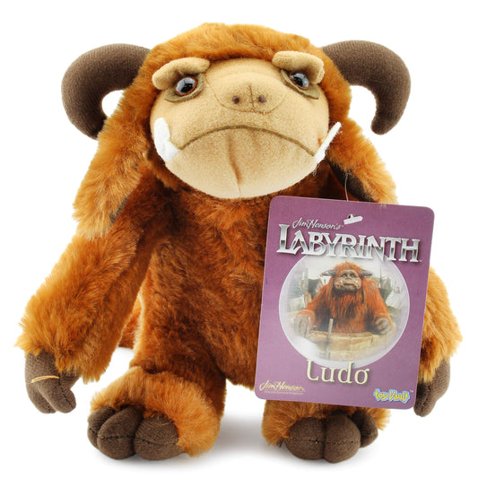 Toy Vault Labyrinth Ludo plush official licensed, soft and huggable keepsake for fans.