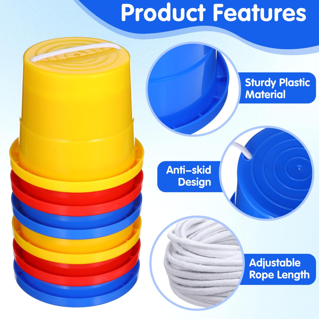 TOYANDONA adjustable-strap-stilts secure fit for growing children