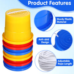 TOYANDONA adjustable-strap-stilts secure fit for growing children