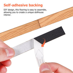 TOYANDONA 40pcs-pack helps you complete dollhouse floors fast.