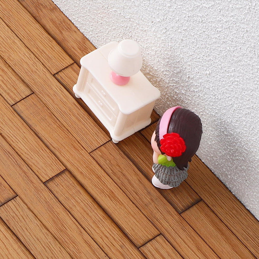 TOYANDONA dollhouse floor panels allow quick room transformations.