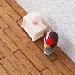TOYANDONA dollhouse floor panels allow quick room transformations.