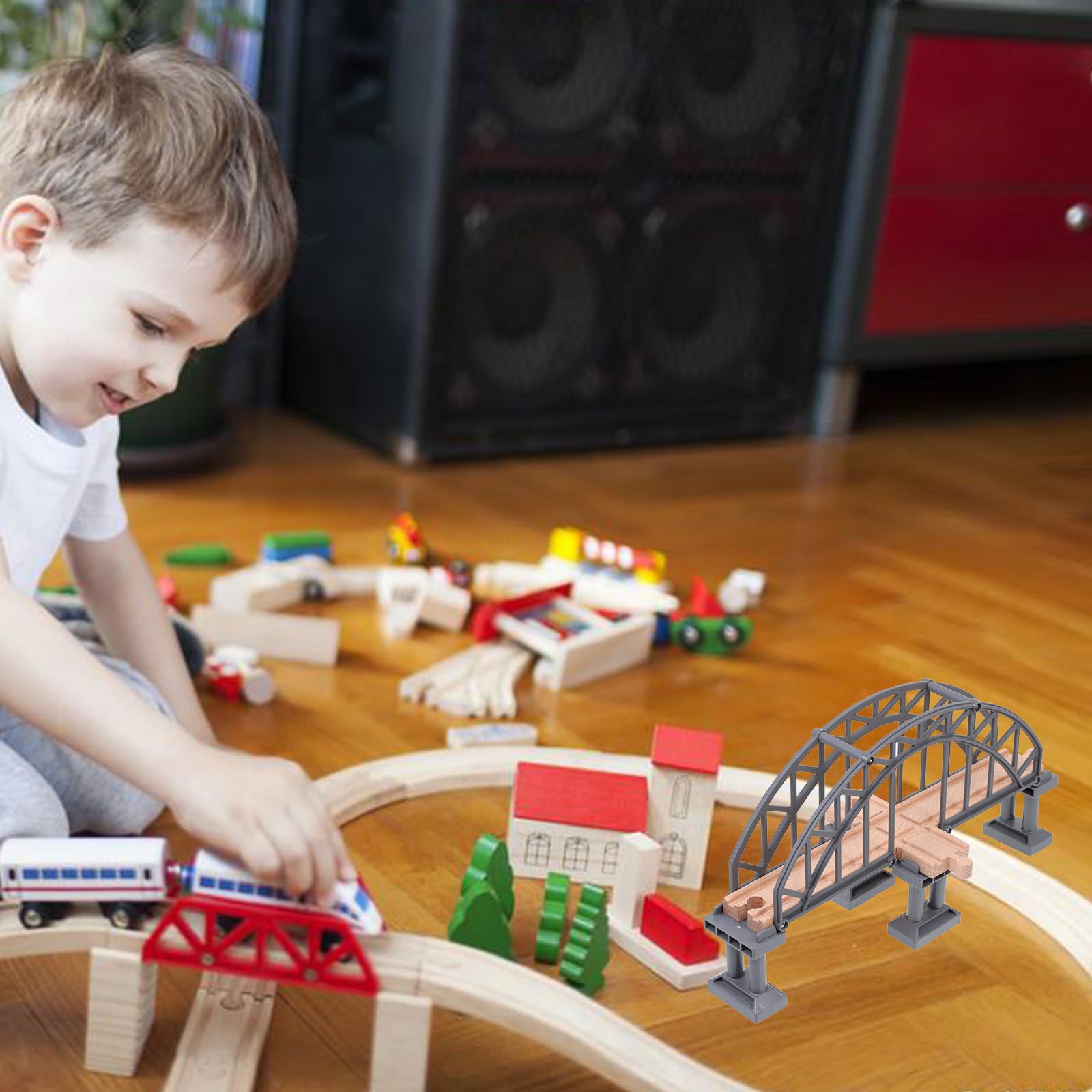 TOYANDONA-kids-imaginative-play-bridge supports early creativity and hands-on learning
