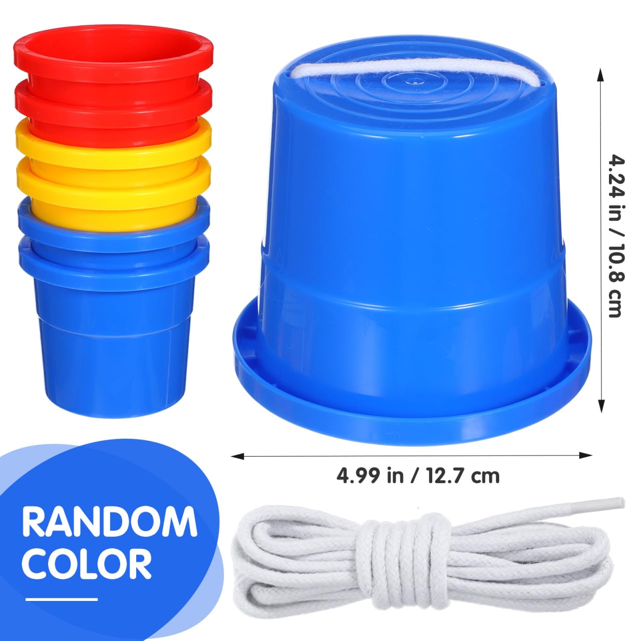 TOYANDONA plastic-walking-cups-stilts lightweight design supports safe outdoor fun
