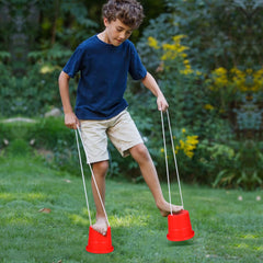 TOYANDONA safe-material-stilts sturdy plastic delivers durable, kid-friendly balance practice