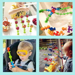 TOYARA silicone suction cups close-up, easy to grip and stack on smooth surfaces