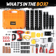 Toy Choi's electric drill realistic action demonstrates pretend construction play.