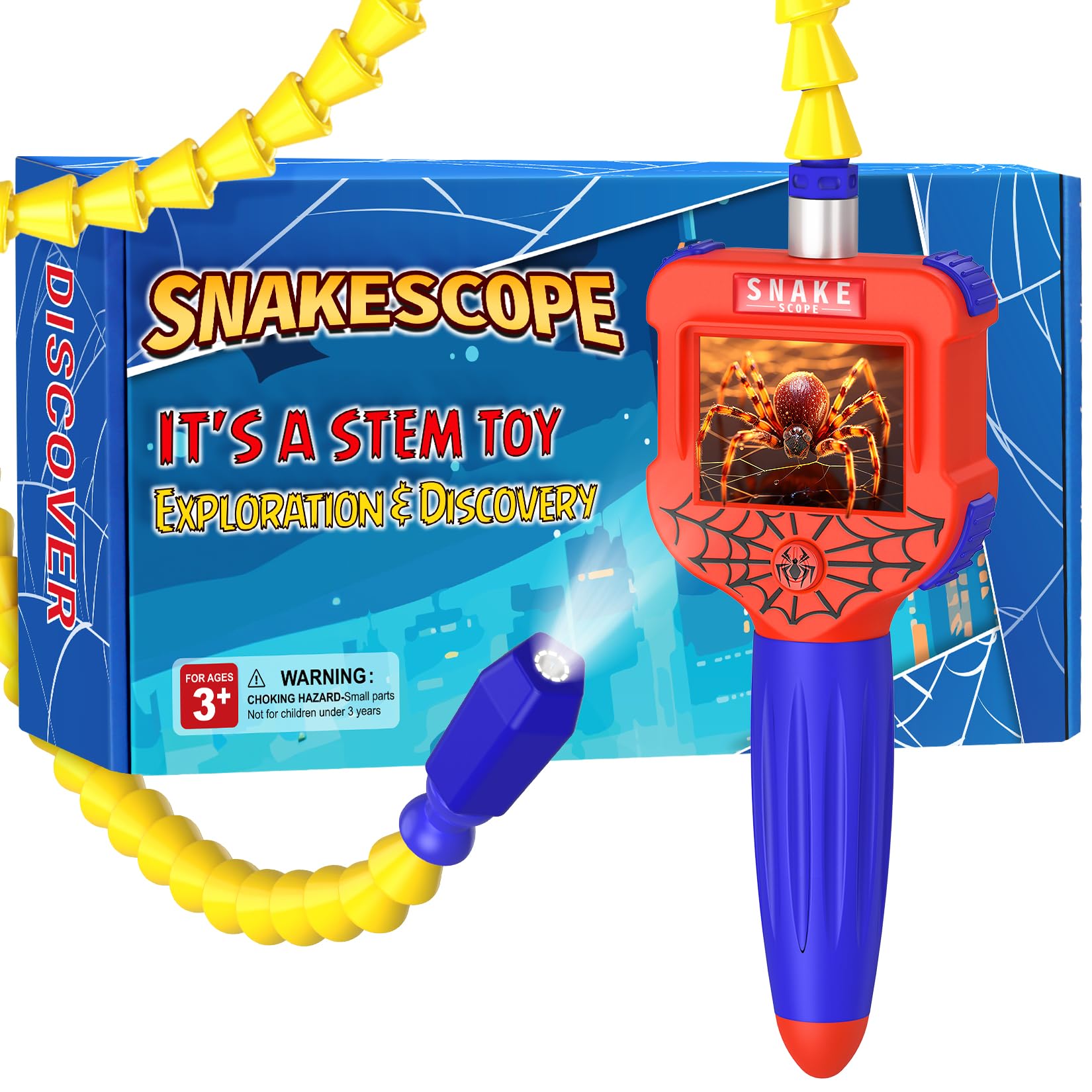 Toycost Borescope Snake Camera with HD view for hands-on exploration.
