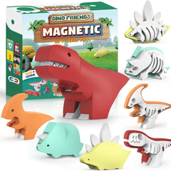 Toycost magnetic lion with split design encourages hands-on exploration of animal structure for curious toddlers.