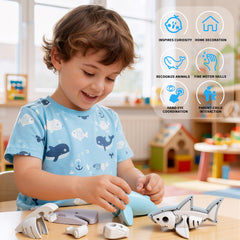 Toycost Magnetic Ocean Parts image shows magnet placement and sturdy construction.