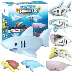 Toycost Magnetic Ocean Turtle assembly for hands-on learning and fine motor practice.