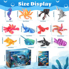 Toycost sea turtle figurine for display and marine life learning