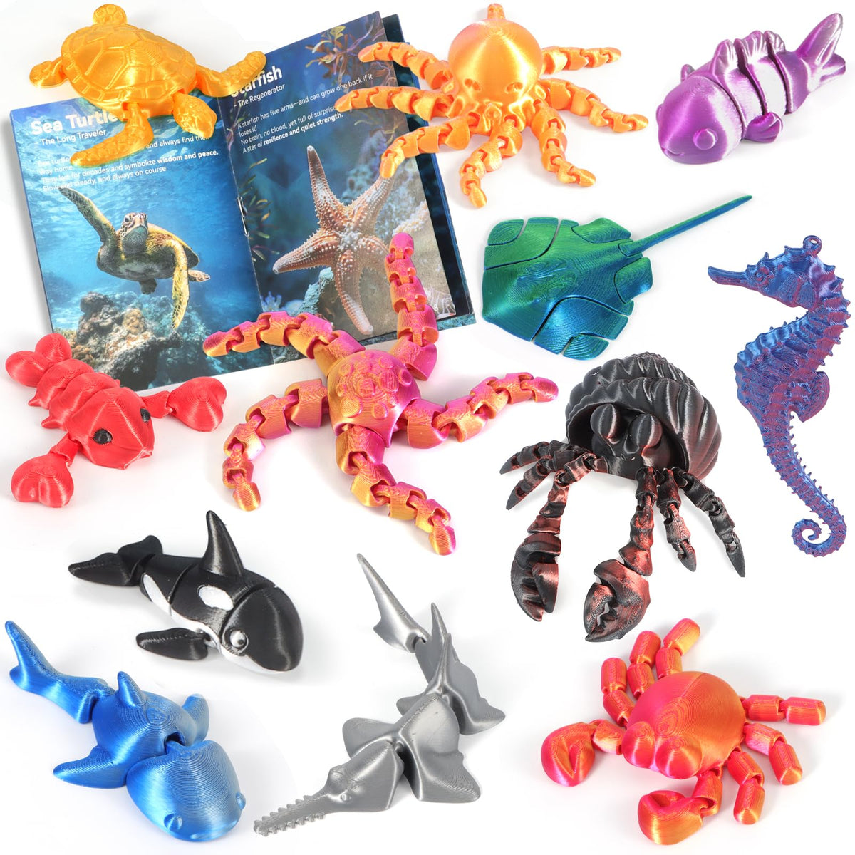 Toycost whale shark figurine for desk play and ocean learning