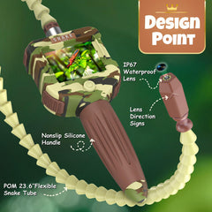 Toycost snakescope 2.4-inch HD screen shows clear live images