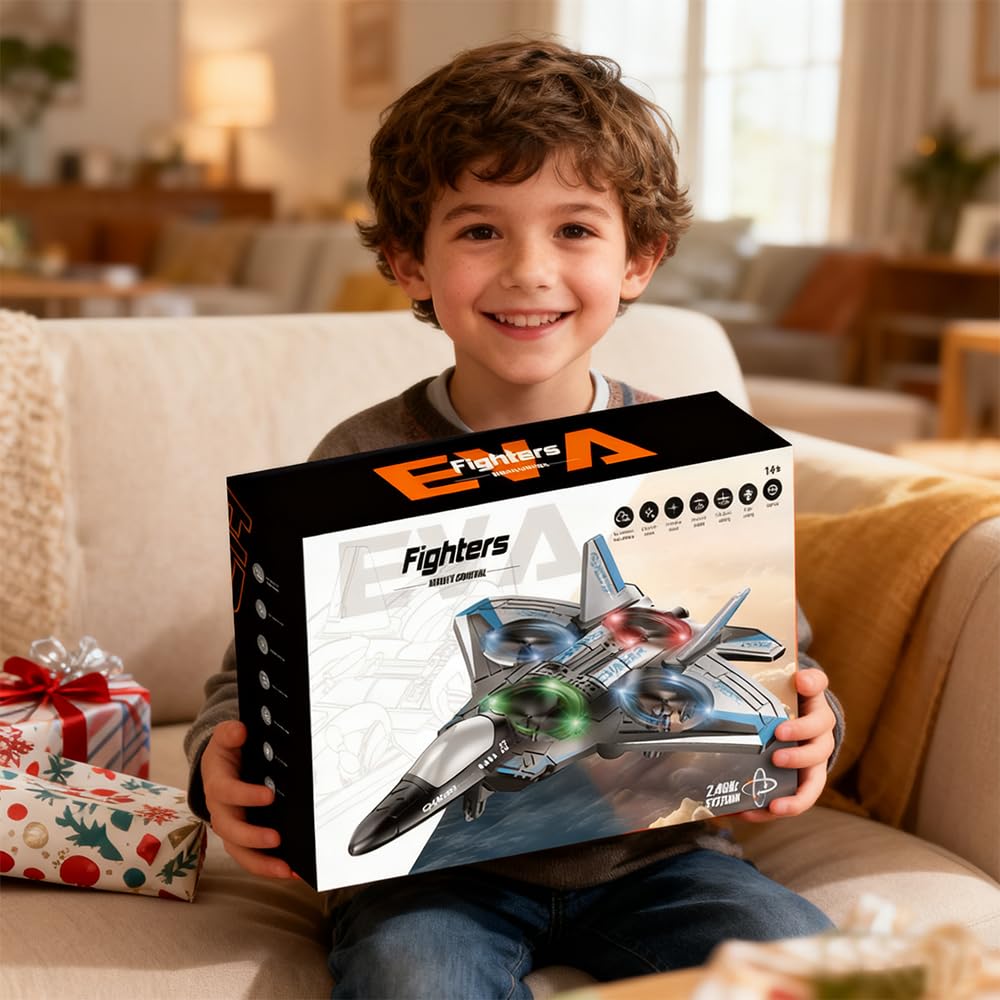 ToyFinity foam airframe provides durable, lightweight handling outdoors.