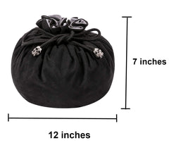 TOYFUL DND bag stands freely on table for quick dice access