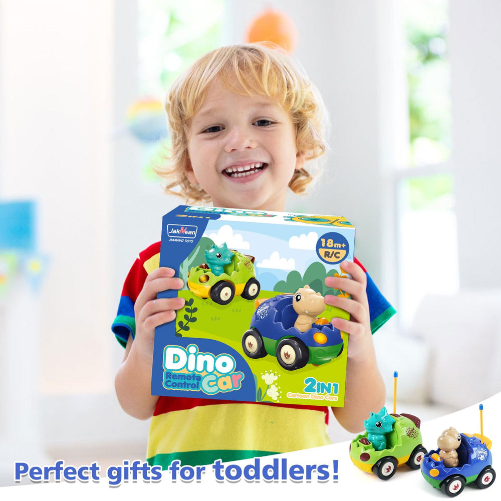 ToyFuntasy dino car lights and sounds enhance kid-friendly race excitement