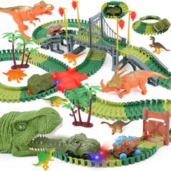 ToyFuntasy dinosaur track with a flexible layout for creative play