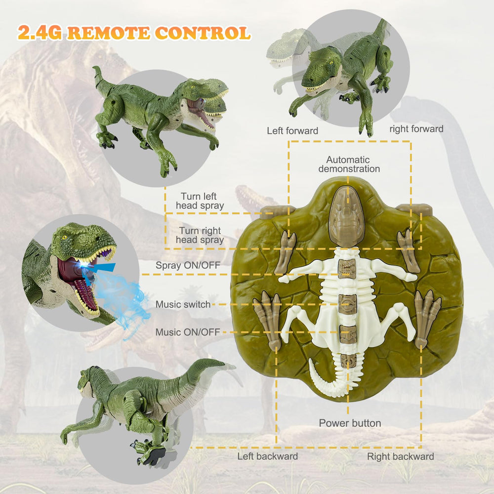 ToyFuntasy RC dinosaur DIY assembly boosts creativity and hands-on learning