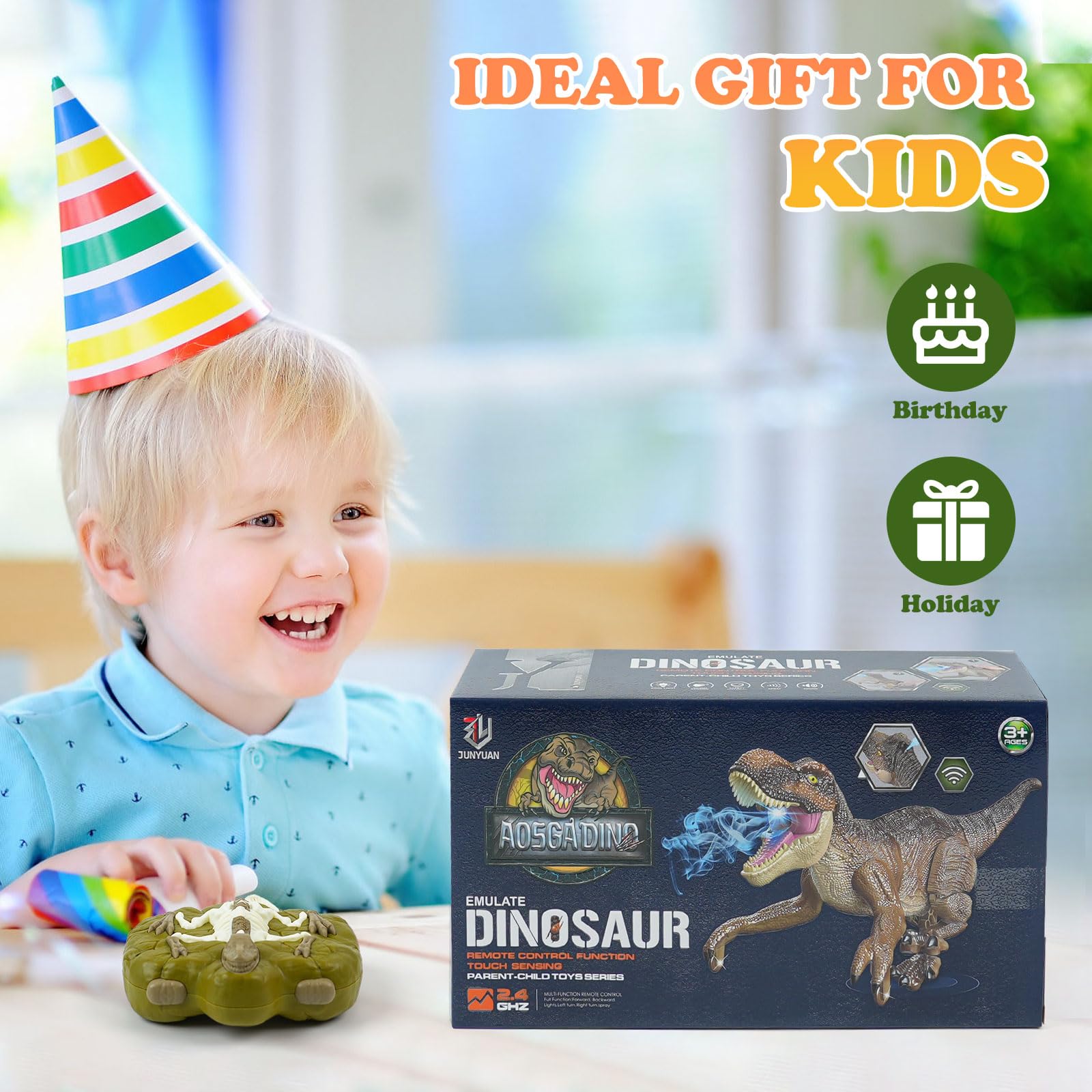 ToyFuntasy RC dinosaur multiplayer 2.4GHz remote enables shared playtime