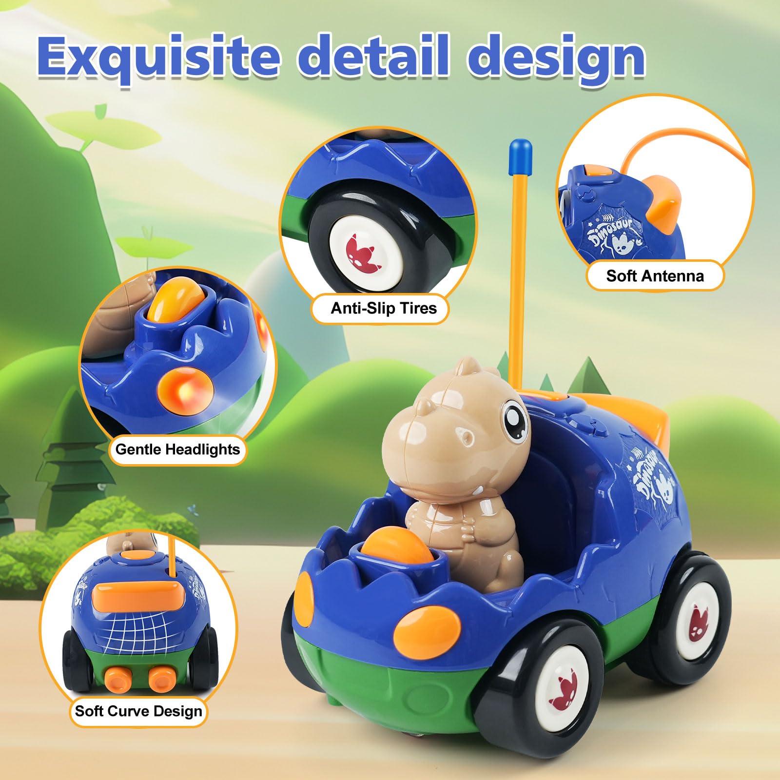 ToyFuntasy safety-rounded edges ensure gentle, safe play for toddlers