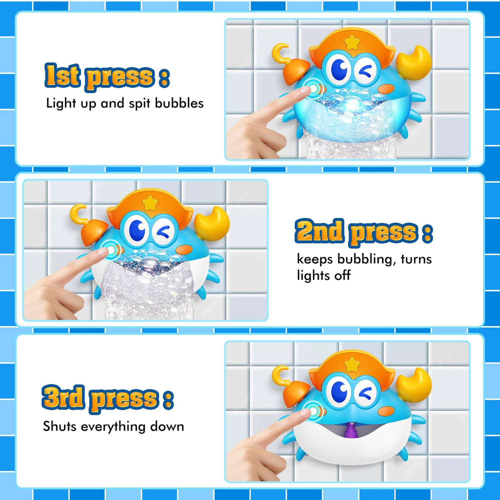 Toyjolka wind-up toys swim around the tub during bath time