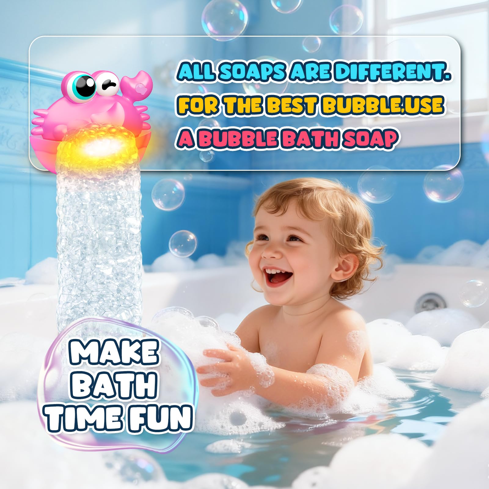 Toyjolka bubble solution friendly setup for long-lasting bubbles