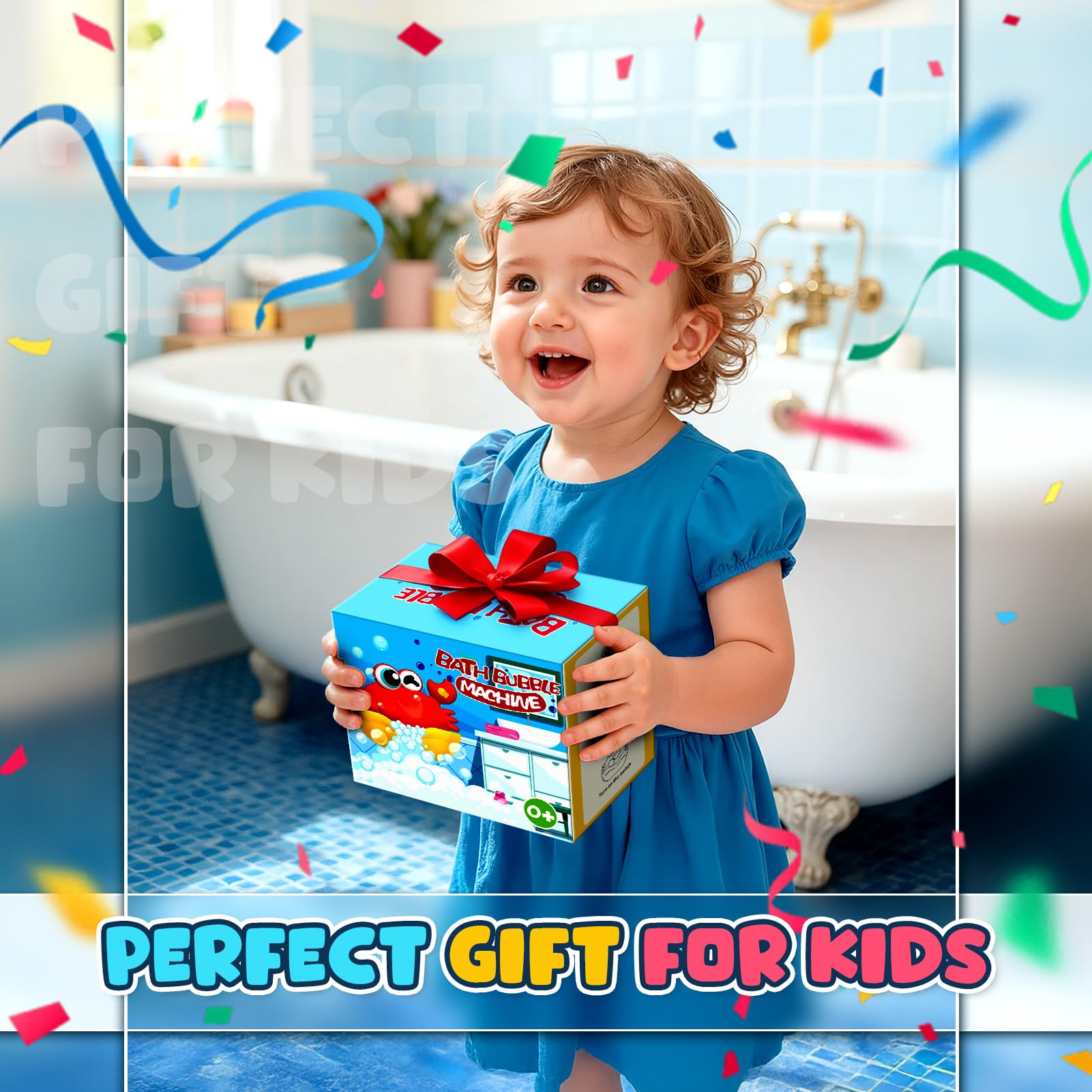 Toyjolka durable kid friendly bath toy designed for ages 1-5.