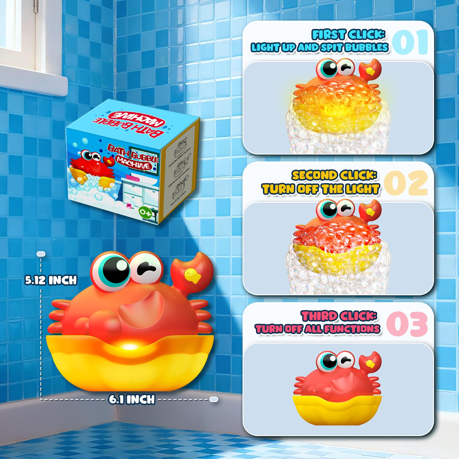Gift-ready Toyjolka bath toy packaging for birthdays or holidays