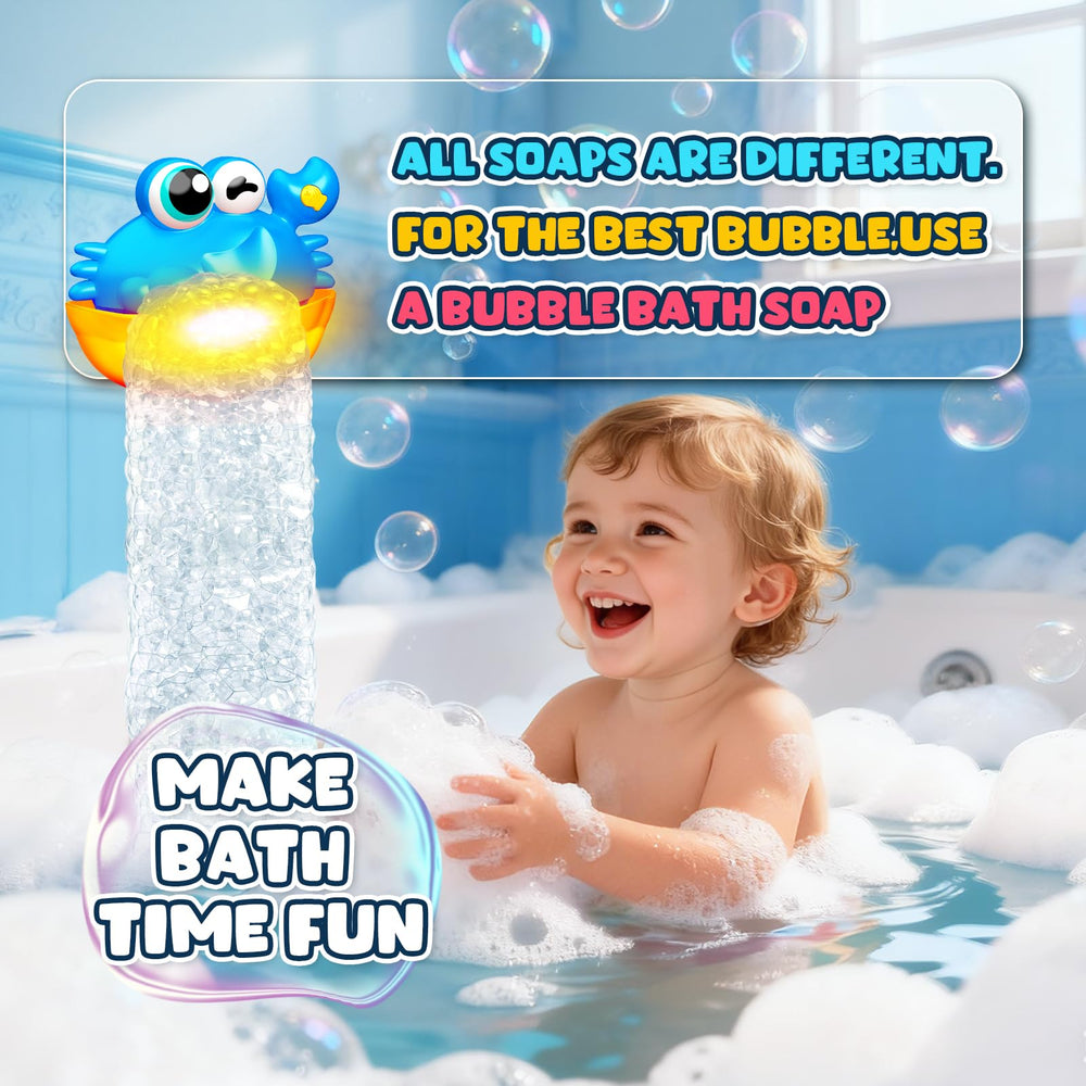 Toyjolka easy on off control for quick bath play.