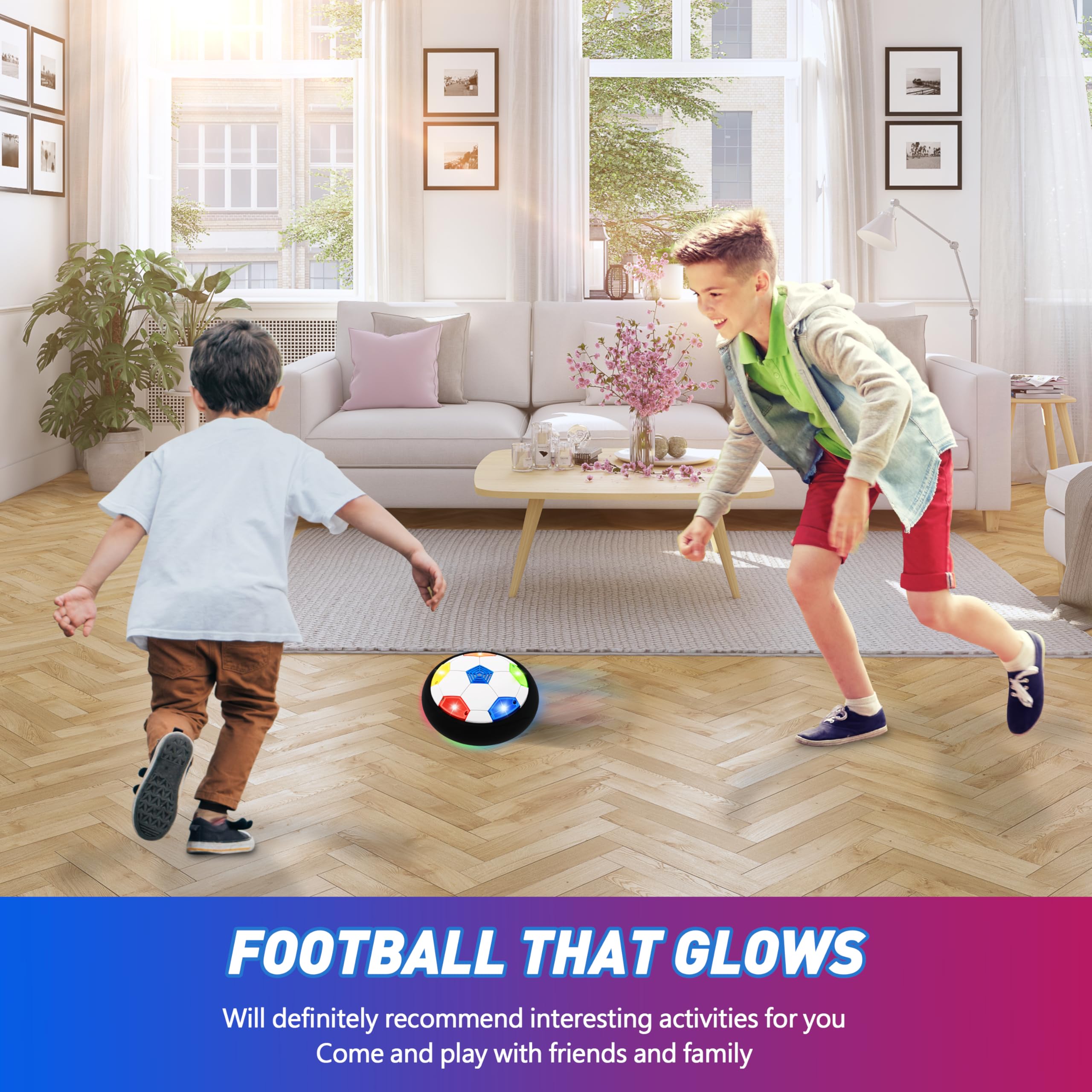 Toyk hover soccer ball invites family fun and practice