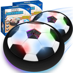 Toyk LED hover soccer ball with front glow for bright indoor play