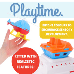 Ideal for two-year-olds and up, with bright colors inviting exploration.