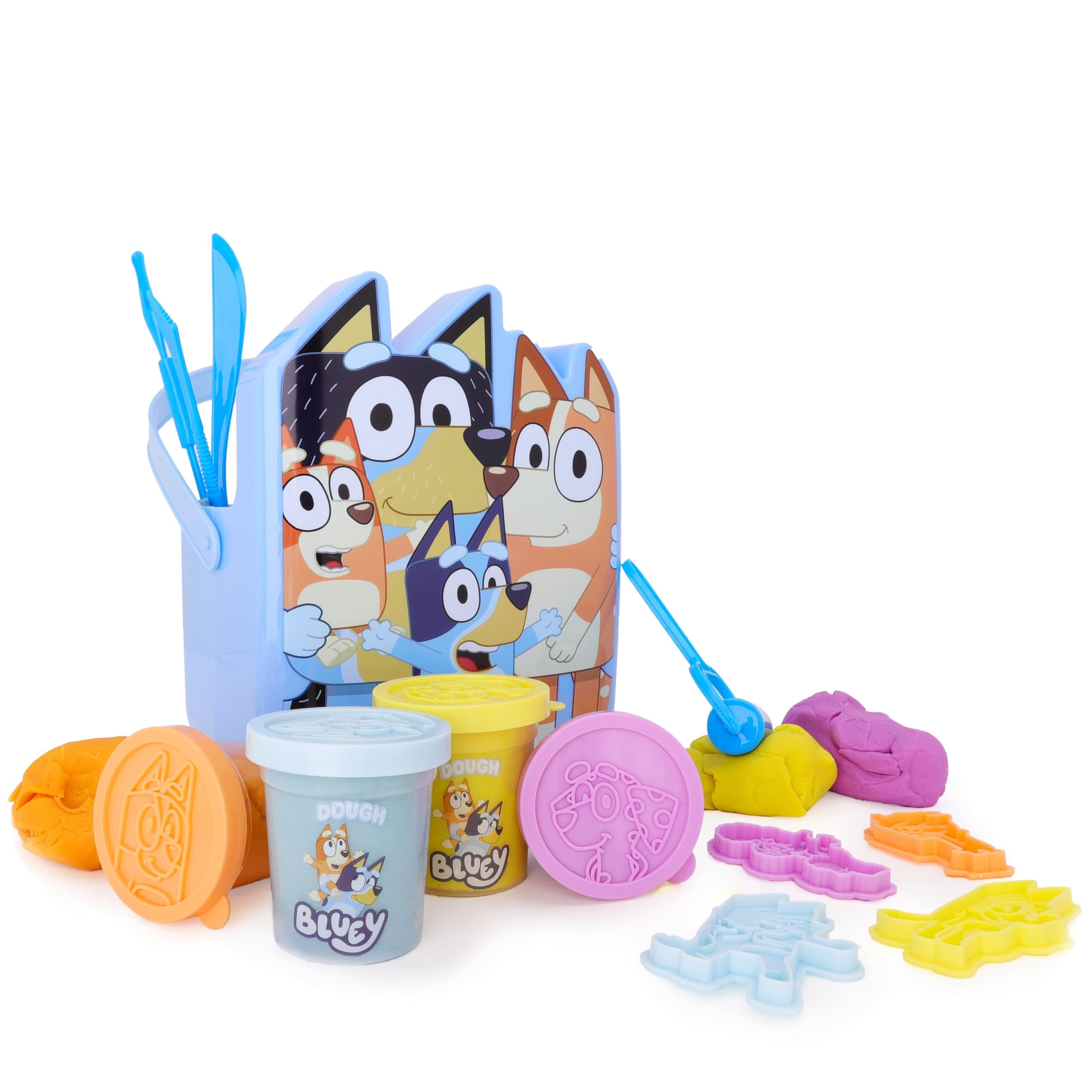 Toyland Bluey Dough Bucket storage bucket for on-the-go crafts