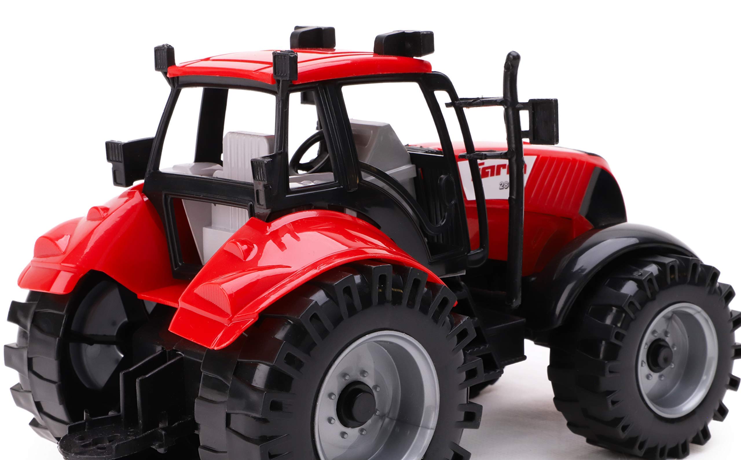 Toyland green friction-powered tractor sparks outdoor pretend play