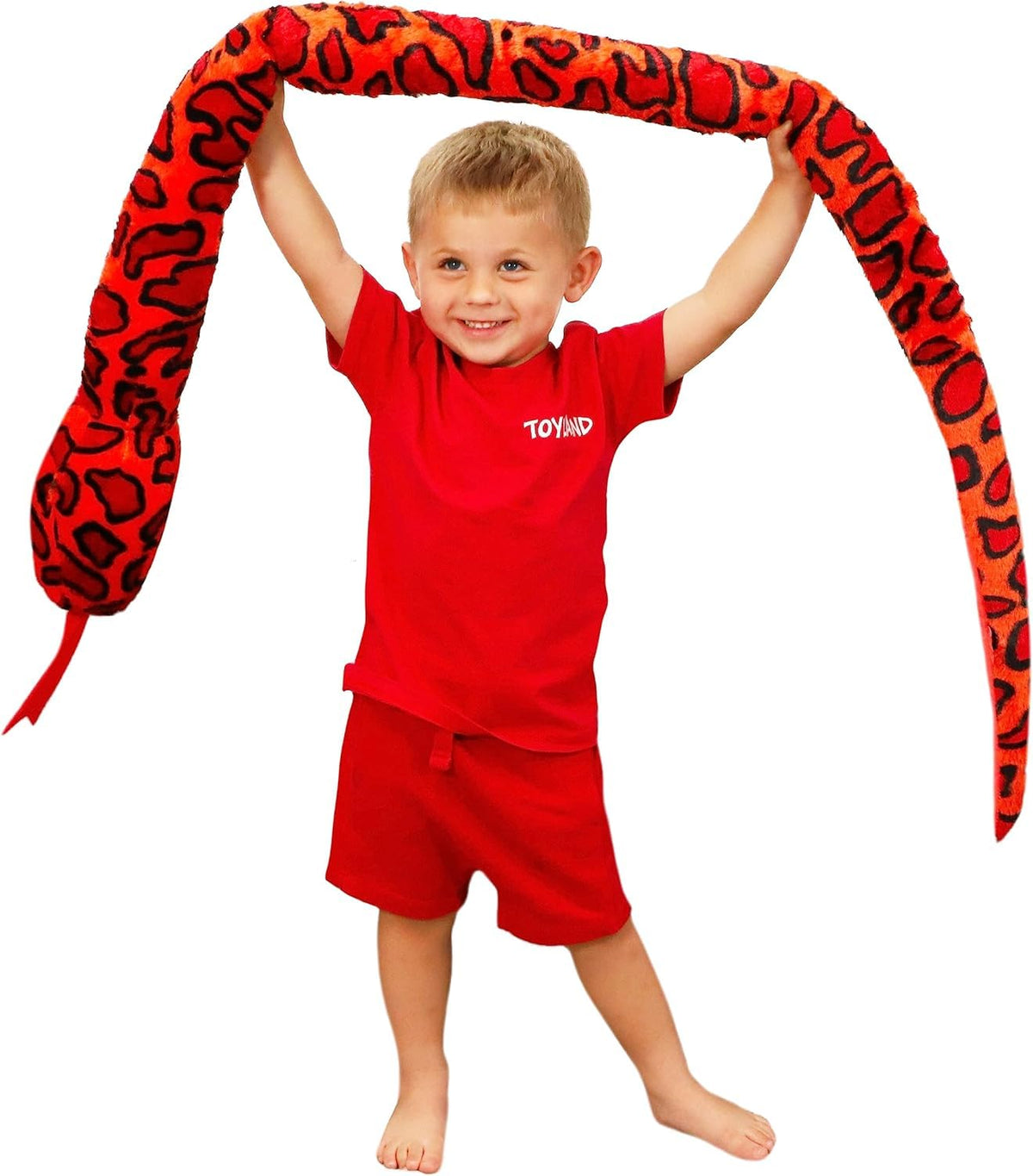 Toyland giant plush snake 170cm, a cozy bedtime cuddle.