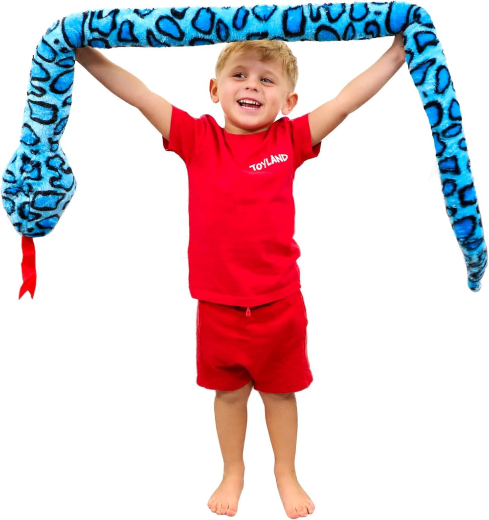 Toyland giant snake 170cm full-length plush cuddle buddy for kids.