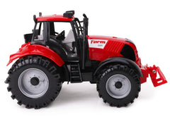 Toyland kid playing with tractor featuring opening bonnet boosts imaginative farm roleplay