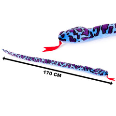 Toyland plush snake as a warm draught excluder for winter comfort.