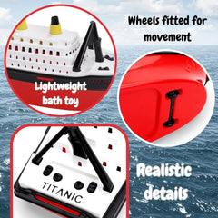 Toyland Titanic replica boat durable plastic hull for everyday fun