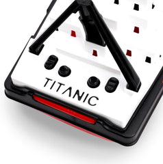 Toyland Titanic replica boat in garden play on sunny day