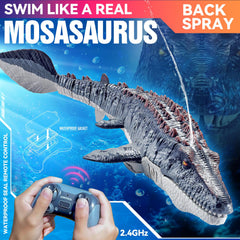Toylefun Mosasaurus interactive features invite engaging family play