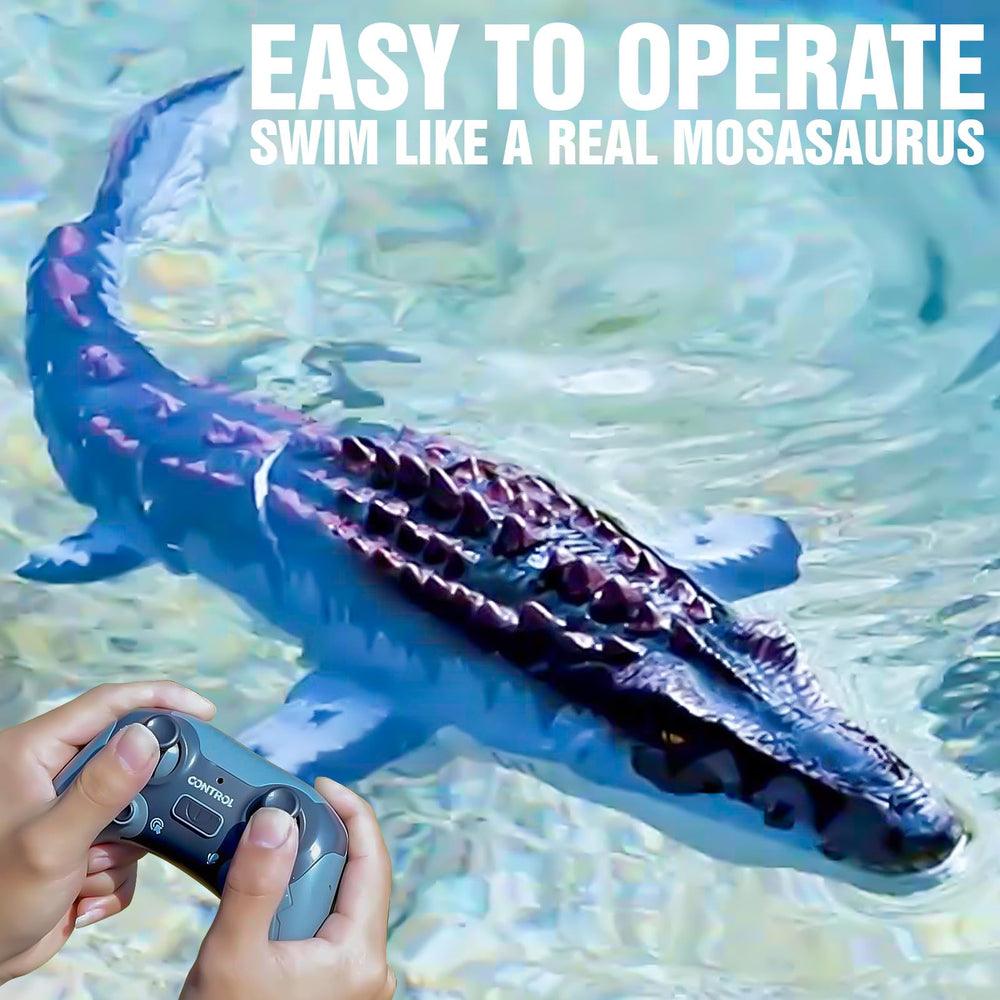 Toylefun Mosasaurus remote-control lets you steer from a distance