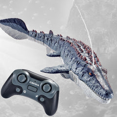 Toylefun Mosasaurus remote-control water toy glides smoothly in pool or tub