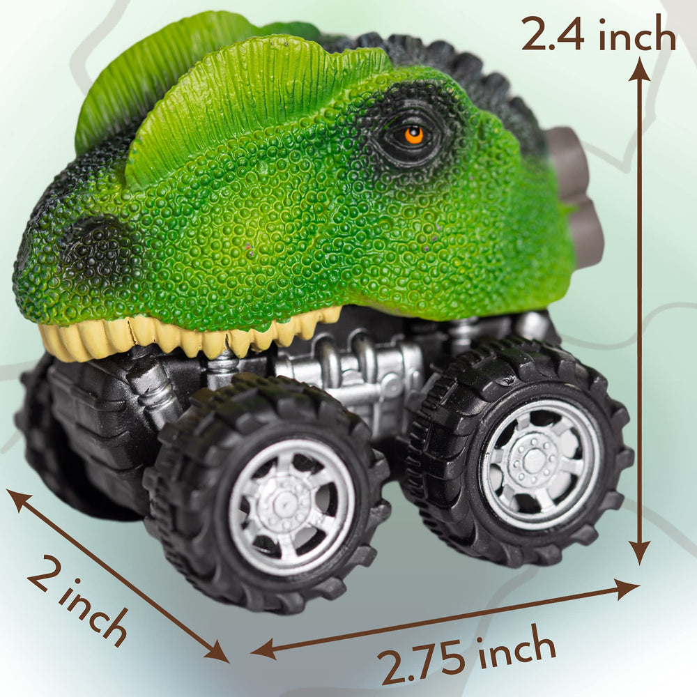 Close-up of TOYLI dino car wheels for durable outdoor racing.