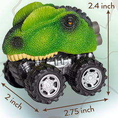 Close-up of TOYLI dino car wheels for durable outdoor racing.